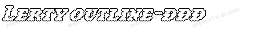 Lerty outline字体转换